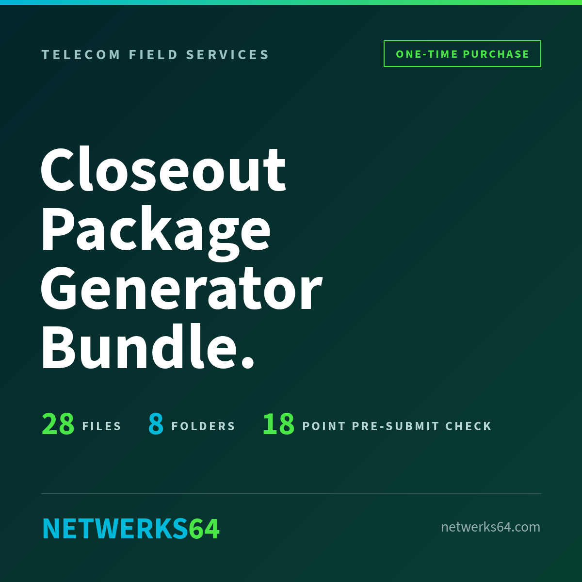 Closeout Package Generator Bundle product cover
